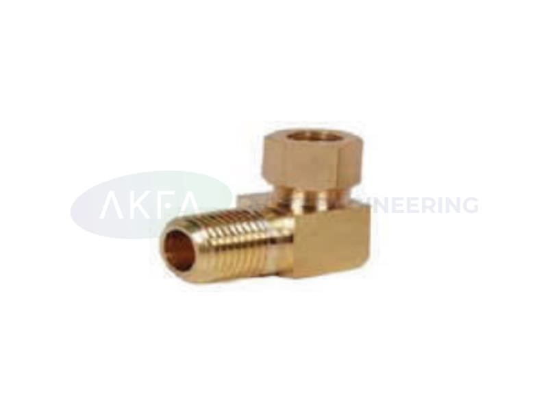 Compression Male Elbow (Metric Compression Fittings)